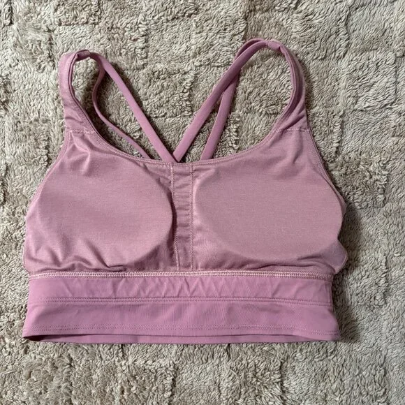 NWOT Lululemon Energy Sports Bra Long Line Quicksand B-D Cup Luxtreme Size 6 - Picture 5 of 7